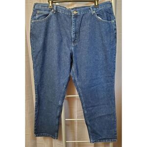 NWT Chic Women's Petite Sz‎ 26WP Mid Rise Straight Leg Blue Jeans, Proportioned